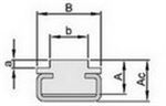 GLISSIERE T0 C3A15 POUR CH. 9.525 SIMPLE