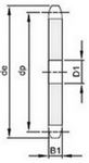 DISQUE PAS 12.7 x 3.3 MM