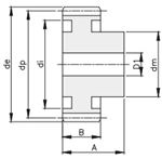 ENGRENAGE MODULE 1.5 NYLON PA6+FV