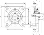 PALIER UCF 202 INOX - DIAM 15