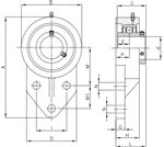 PALIER UCFB 204 ALESAGE 20