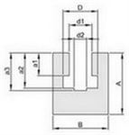 GLISSIERE BL0 POUR CH. 9.525 MM