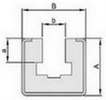 GLISSIERE C10.0 POUR CH. 9.525 MM