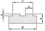 GLISSIERE T0.2 A10 POUR CH. 9.525 DOUBLE 