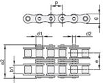 CHAINE SRC PAS 9.525 MM DOUBLE