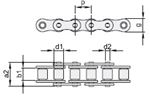 CHAINE SRC PAS 12.7 x 4.88 MM SIMPLE (1200 KGS)