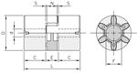 DEMI ACCOUPLEMENT GEB-SG 9