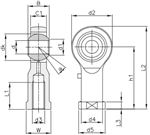 EMBOUT A ROTULE JAF 05L