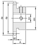 PIGNON PAS 9.525 MM SYSTEME BEA